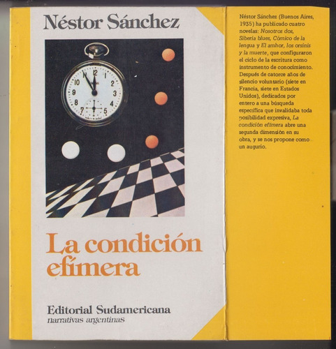 Atipicos Nestor Sanchez La Condicion Efimera 1a Edicion 1988