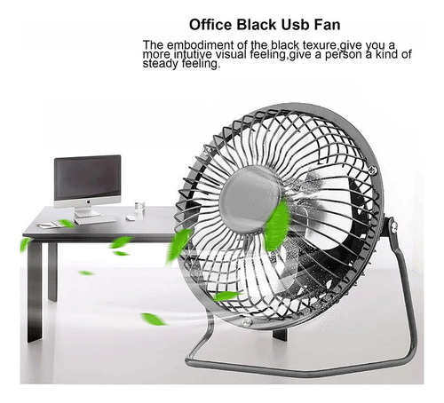 Usb Ventilador De Escritorio 6 Pulgada Metálico 1pcs
