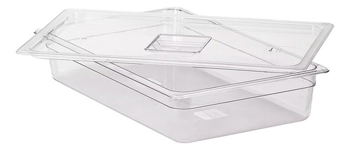 Tapa De Inserto Policarbonato Cocina 1/1 53x32cm 1 Pieza Color Transparente