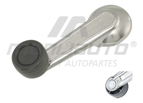 Manija Elevador Nissan 720 1981-1993 Perilla Gris Zinc Cromo