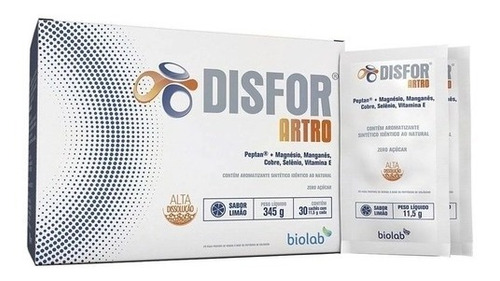 Disfor Artro Limao Com 30 Saches