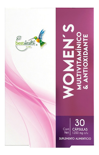 Women's Multivitamínico & Antioxidante 30 Caps Best Health Sabor Sin Sabor