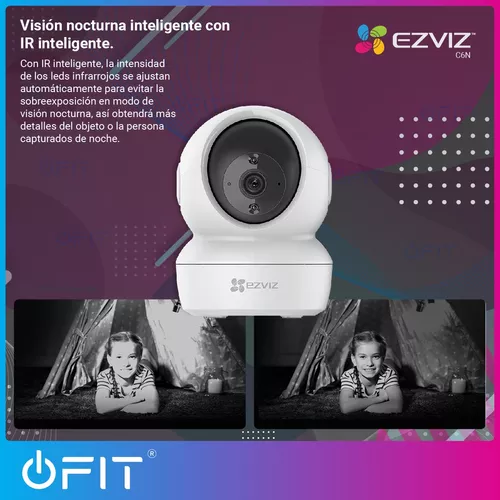 EZVIZ C6N - Cámara wifi con paneo e inclinación inteligente