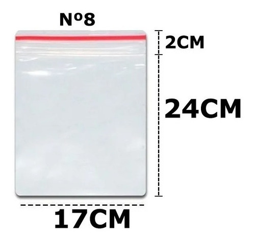 Saco Saquinho Talge Zip Lock Hermético 17x24 C/600 Unidades