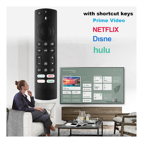 Control Remoto De Voz De Reemplazo Para Todos Los Con Tv Tv