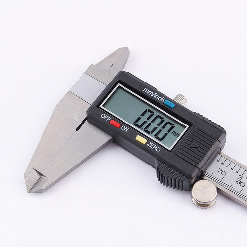 Calibrador Vernier Digital Lcd 0-200mm Acero Inoxidable