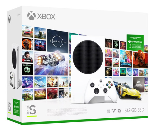 Consola Xbox Series S 512gb Bundle 3mss Game Pass Ultimate