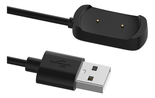 Carregador Cabo Usb Compatível Xiaomi Huami Amazfit Pop Pro Cor Preto