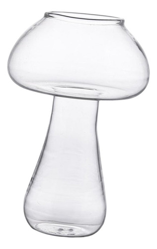 Champiñón Copa De Cristal Único Hongo Boda Transparente