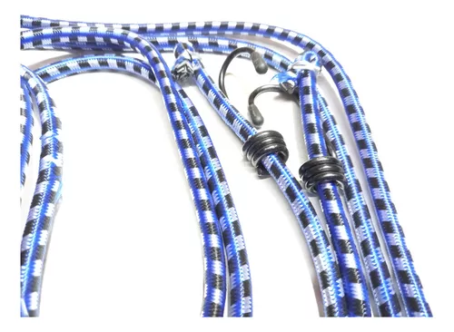 Cuerda de goma elástica para silla de goma con carrete elástico de 2,,  cuerda de goma para tejer plana, cuerda Azul BLESIY Banda elástica de coser