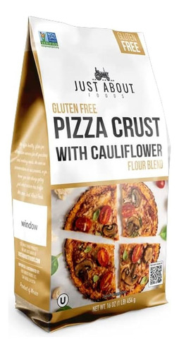 Harina Just About Foods Pizza Crust With Cauliflower
