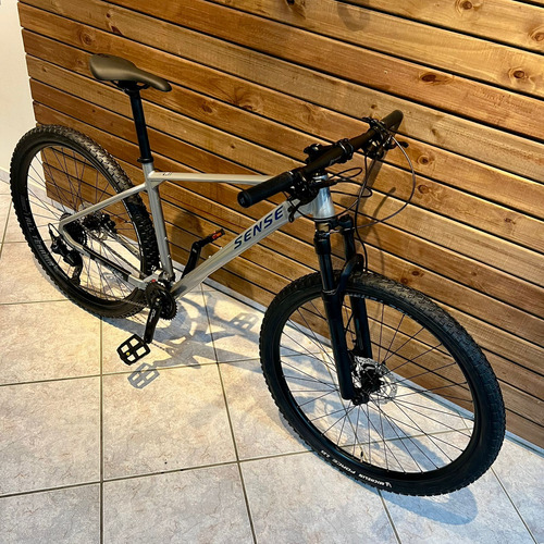 Bicicleta Mtb Aro 29 Sense React Pro Shimano Cues 18 Titanio