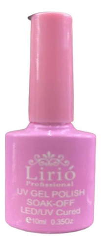 Esmalte Em Gel Para Unha 10ml Led Uv Lirió Coleção Lirió Gel Cor Rosa-claro