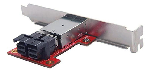 Tarjeta Adaptadora Mini Sas De Doble Puerto 2x Interna Sff-8