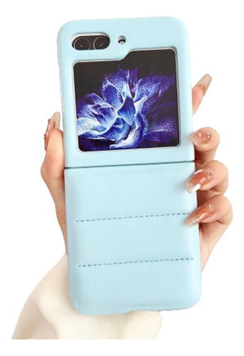 Funda Puffer Cuero Pu Antigolpes Samsung Galaxy Z Flip5