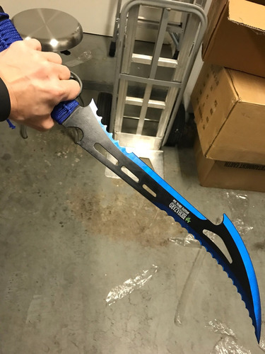 Machete Zombie 5 Colores A Escoger Katana Ninjato 102051 Color Azul