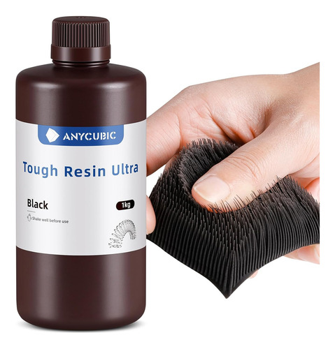 Resina Anycubic Impresora 3d Ultra Tough Resistent 1kg Negra