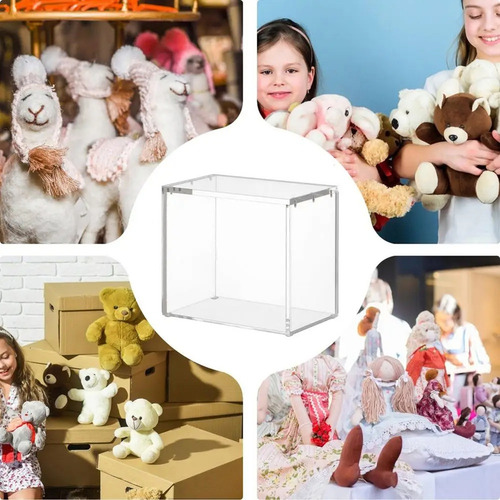 Vitrina De Acrílico Transparente Para Objetos De Colección,