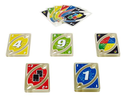 Juego de cartas Mattel Games Uno Splash, surtido (dhw42)