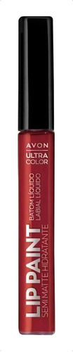 Batom Líquido Avon Ultra Color Lip Paint Atitude Framboesa Cor Framboesa Intenso
