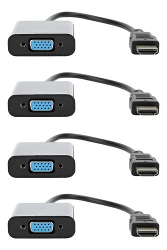 Cable Adaptador A Vga, Línea De 4 Piezas, Para Portátil, Dvd