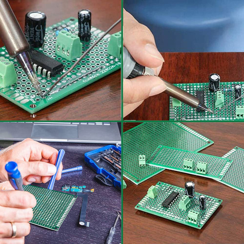 Baquelita Placa 133x48mm Perforada Circuitos Pcb Electronica