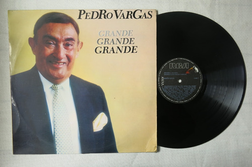 Vinyl Vinilo Lp Acetato Pedro Vargas Grande Ranchera