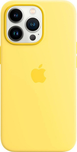Funda Silicona Para Iphone 12 Pro Max - Protección Y Estilo Amarillo Lisa