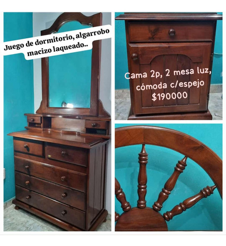 Juego De Dormitorio Algarrobo