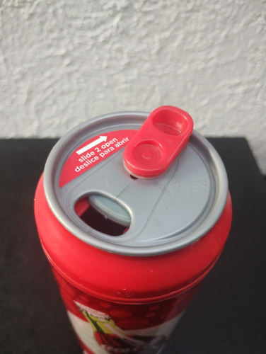 Vaso Térmico Coca Cola Con Tapa 500 Ml Botella Con Detalle (Usado)