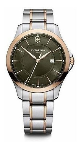 Victorinox Alliance, Esfera Verde De 2 Tonos, Bisel De Pvd D