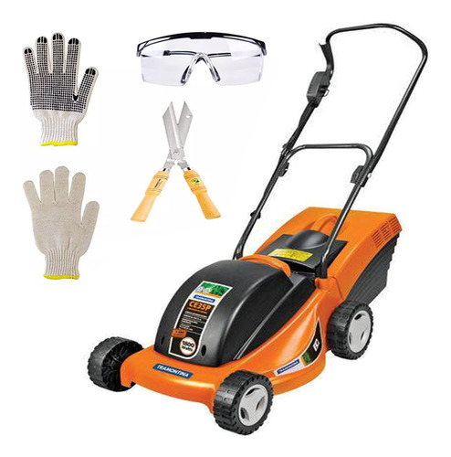 Kit Cortador De Grama C/coletor 220v Ce35p Tramontina+brinde