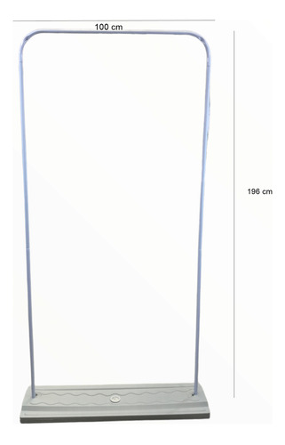 Pack 12 Porta Publicidad Banner Con Base Contrapeso De Agua