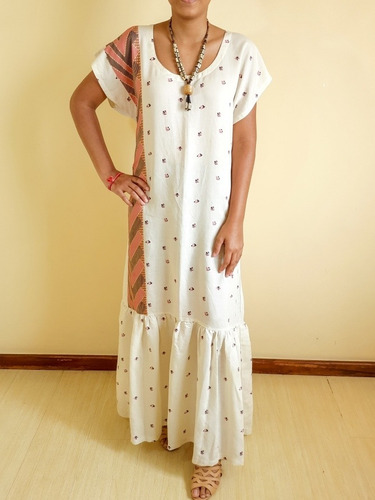 Imagem 6 de 6 de Vestido Feminino Tecido Longo Pilar