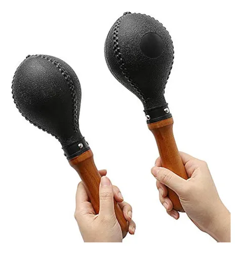 Maracas De Percusion Par De Agitadores Sonajeros Martillo De