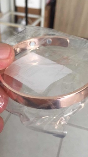 Imagem 5 de 5 de Pulseira Anti Stress Em Cobre E Pontos Magnéticos.