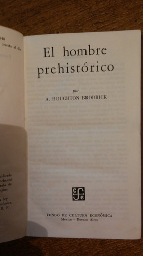 El Hombre Prehistórico / A.houghton Brodrick