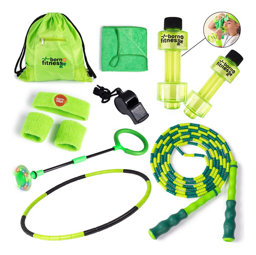 Born Toys Juego Completo De Equipo De Ejercicio Para Niños A
