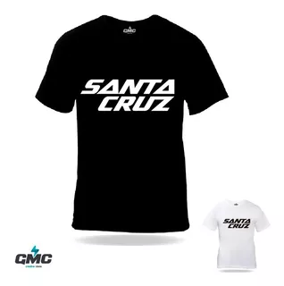 Camiseta Santa Cruz Ciclismo Bicicletas 100% Algodón Hombre