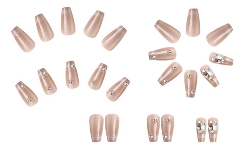 Uñas Postizas Pegamento De Uñas Postizas Decoradas Color Z199