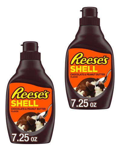 2x Reeses Topping Chocolate Y Peanut Butter 205gm C/u