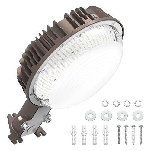 Luz Led De Granero De 80 W Al Anochecer, 9600 Lm, Luz D...