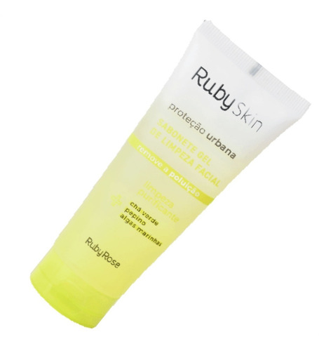 Imagem 8 de 10 de Sabonete Gel De Limpeza Facial Proteção Urbana Ruby Rose