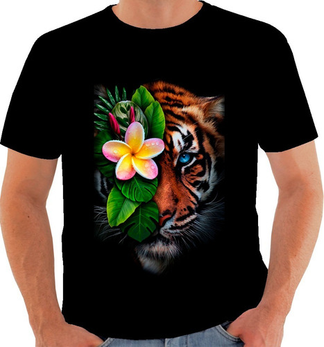 Camiseta Camisa Animais Tigre Tigresa 3d Mitologia