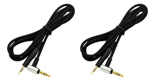 2 Cables De Audio De Repuesto Para Auriculares Ath-m50x M40x