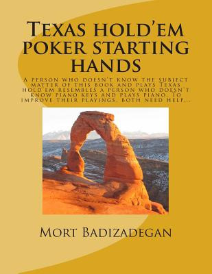 Libro Texas Hold'em Poker Starting Hands: A Person Who Do...