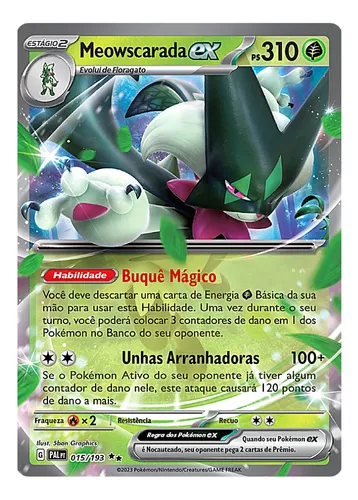 Carta Pokémon Meowscarada Ex Evoluções Em Paldea Original