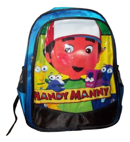 Mochila Manny Dibuj Plast Infantil Con Bolsillo Ultima Sale