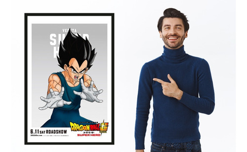 Poster De Dragon Ball Super: Super Hero Vegeta