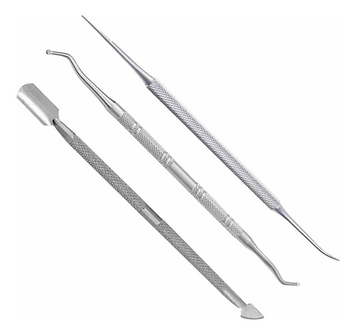 3 X 3 Piezas Herramientas De Manicura Pedicura Herramienta